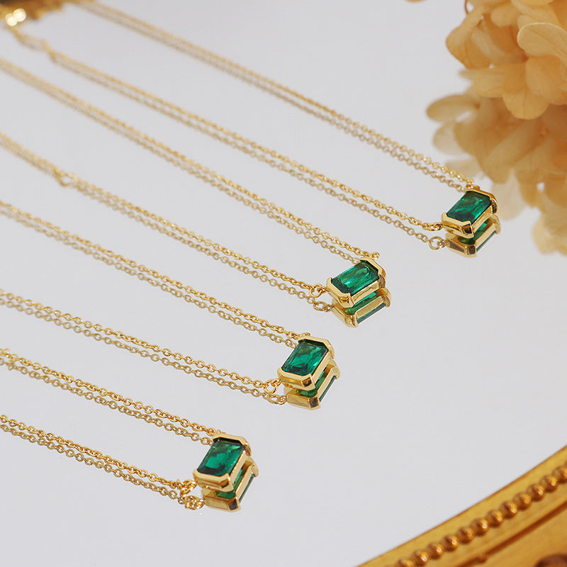 Euro-American Unisex Retro Non-Fading Light-Luxury  Necklace