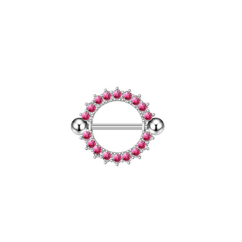 Diamond Nipple Ring Starfish Human Body Piercing Accessories