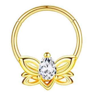 Circular Nasal Ring For Body Piercing Of Cartilage