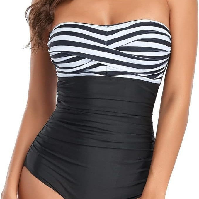 Women's Fashion Solid Color Bikini Swimwear Set